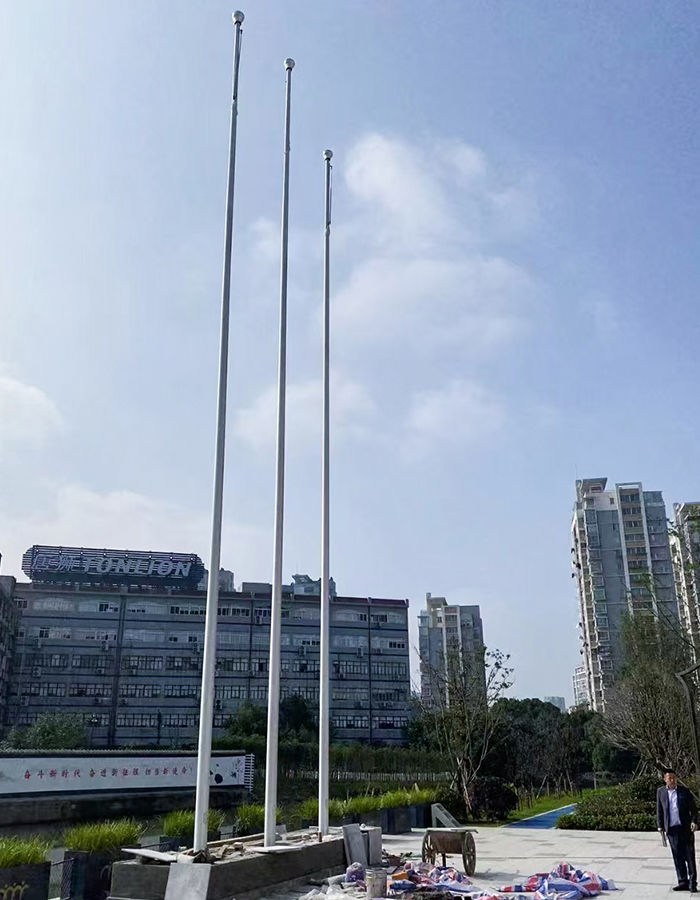 Aloi aluminium luar kon engkol tangan mengangkat tiang bendera Aloi aluminium luar kon engkol tangan mengangkat tiang bendera