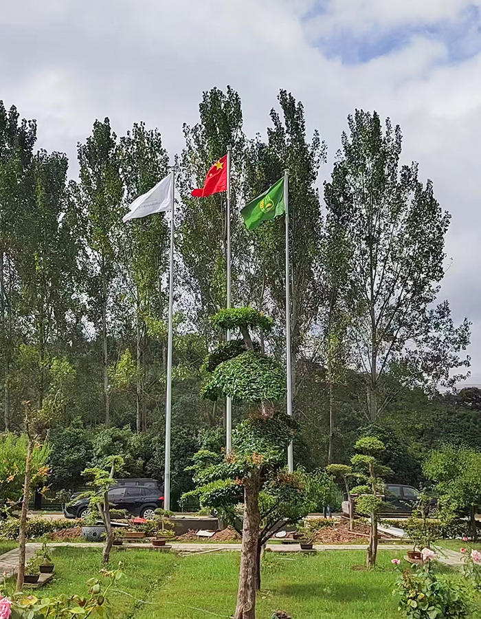 Tiang bendera angkat elektrik pintar keluli tahan karat kon Tiang bendera angkat elektrik pintar keluli tahan karat kon