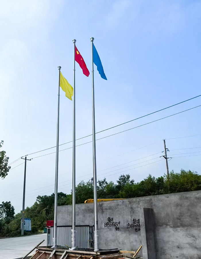 Tiang bendera angkat elektrik pintar keluli tahan karat kon Tiang bendera angkat elektrik pintar keluli tahan karat kon